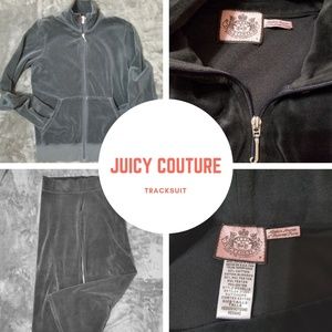 Juicy Couture Gray Velour  Tracksuit